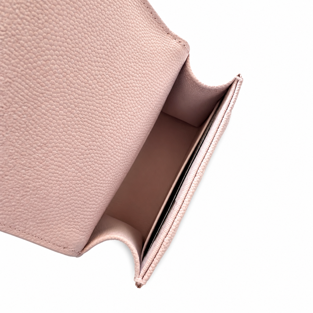Chanel Pale Pink Quilted Mini Chain Bag