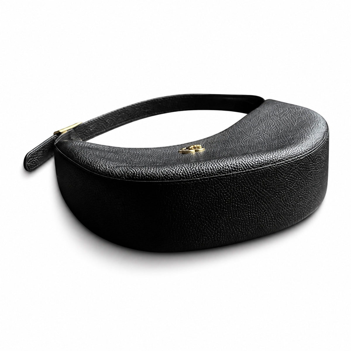 Chanel Black Textured Hobo Shoulder Bag