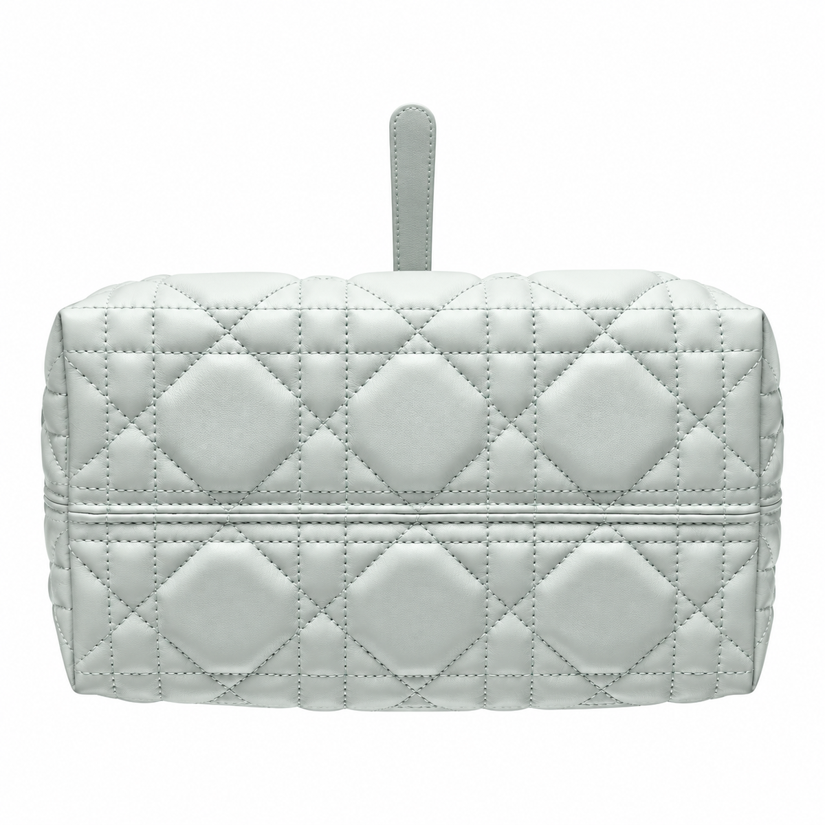Dior Quilted Cannage Bucket Top Handle Bag with Removable Strap