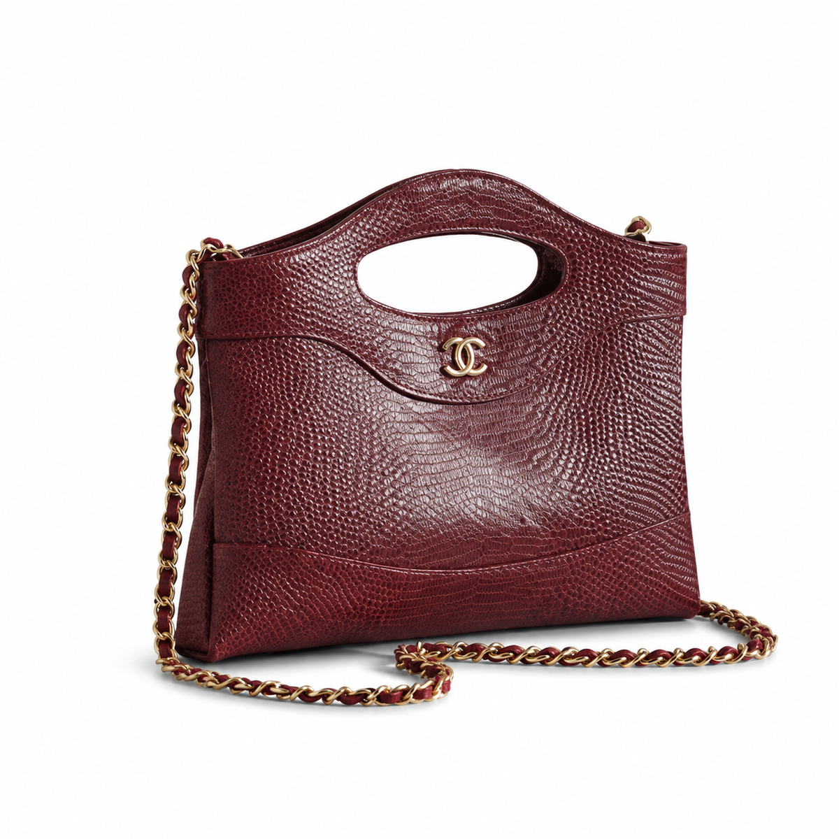 Chanel CC Quilted Top Handle Bag