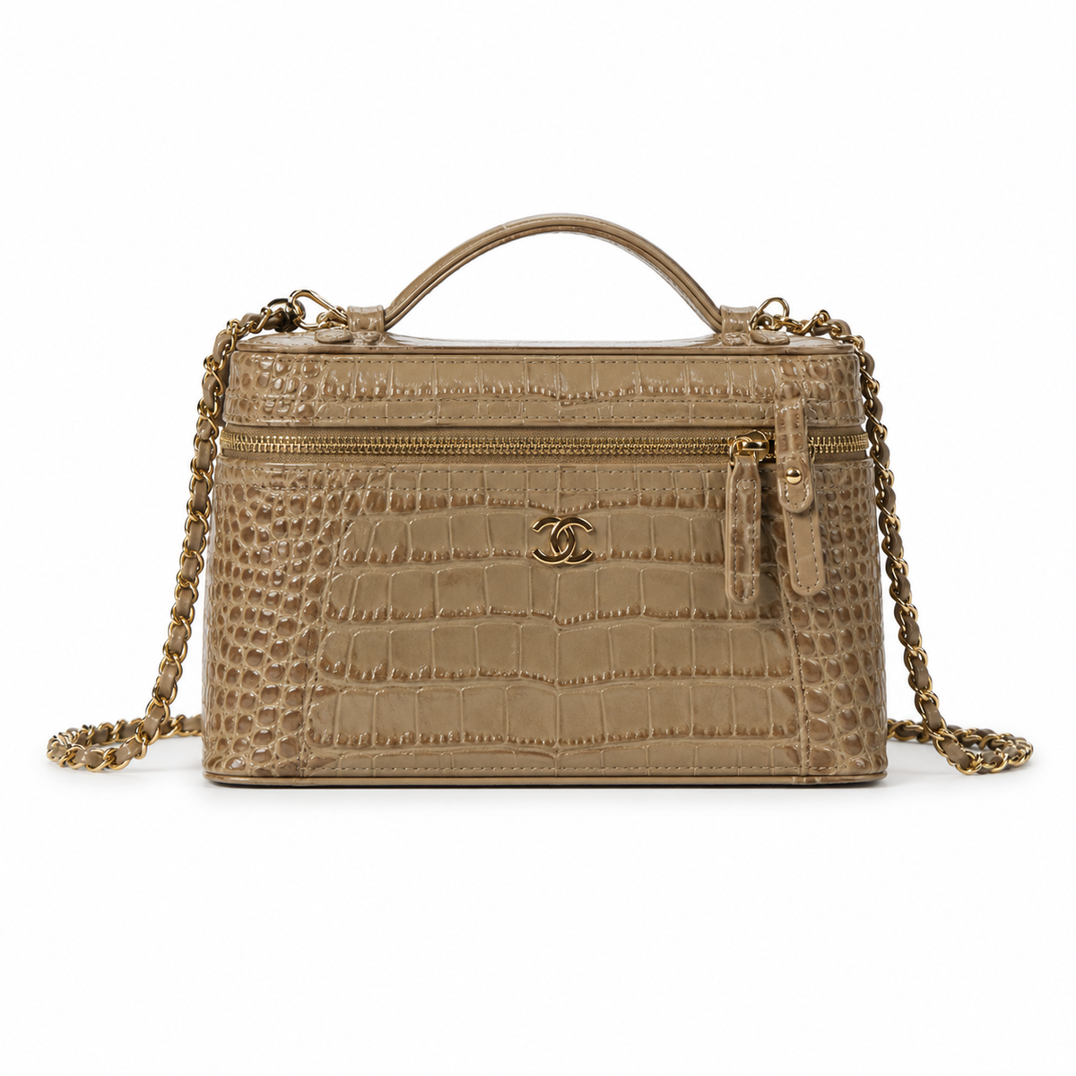 Chanel Compact Quilted Shoulder Bag