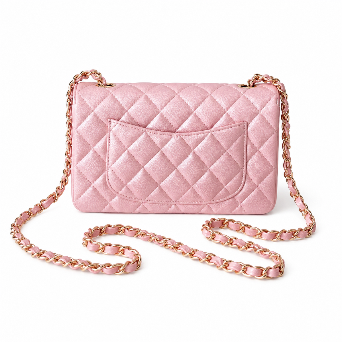 Chanel Pale Pink Quilted Flap Bag