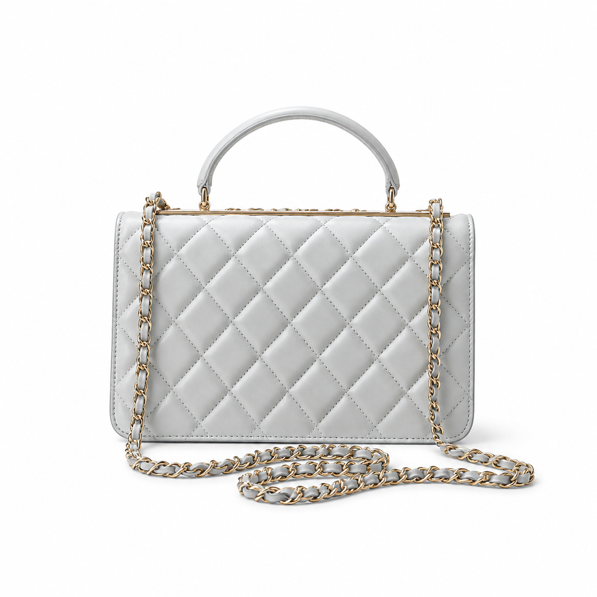 Chanel Quilted Slim Chain Shoulder Bag