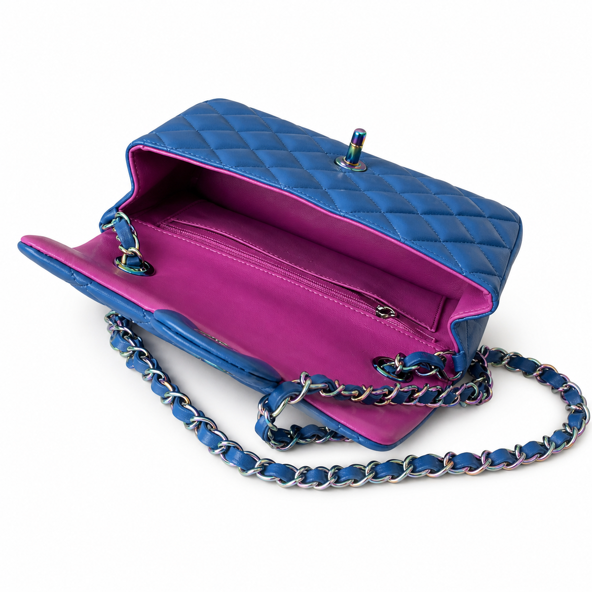 Chanel Blue Quilted Flap Bag