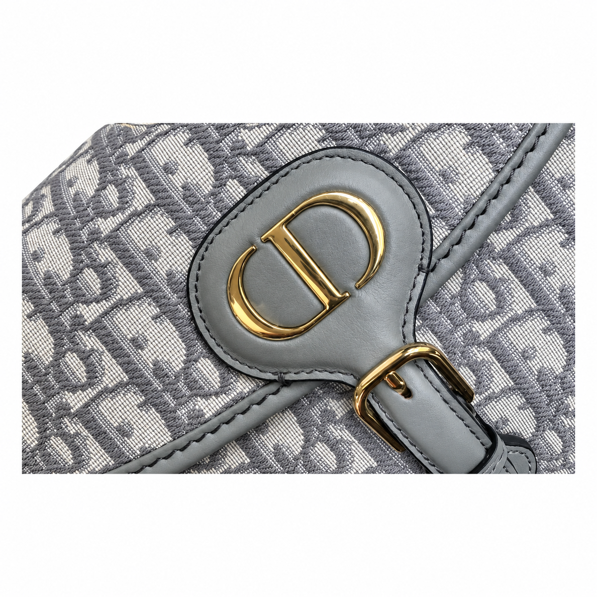 Dior Grey Oblique Jacquard Bobby Bag