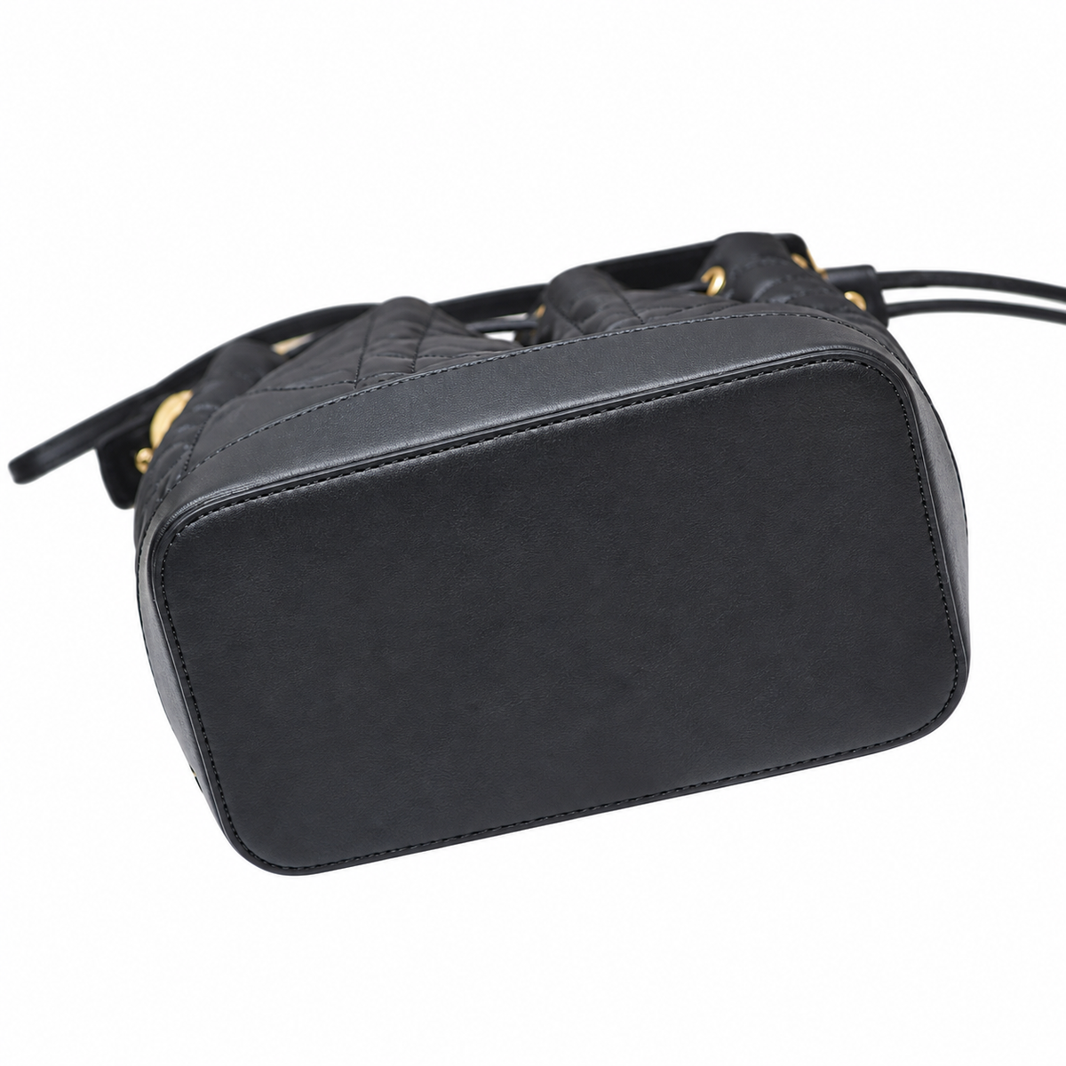 Dior Jolie Bucket Bag in Black with Gold Chain Strap