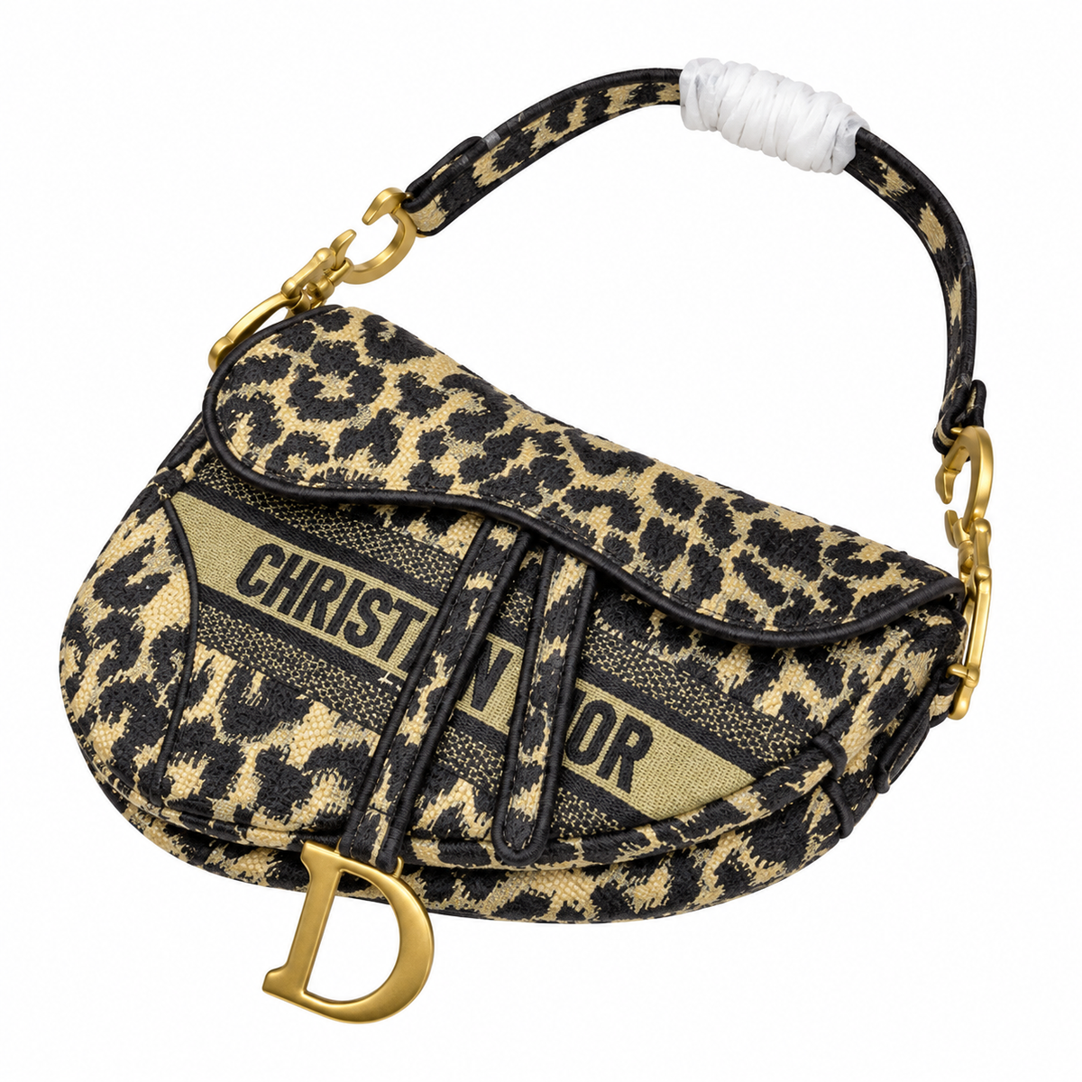 Dior Quilted Cannage Flap Shoulder Bag with Adjustable Strap
