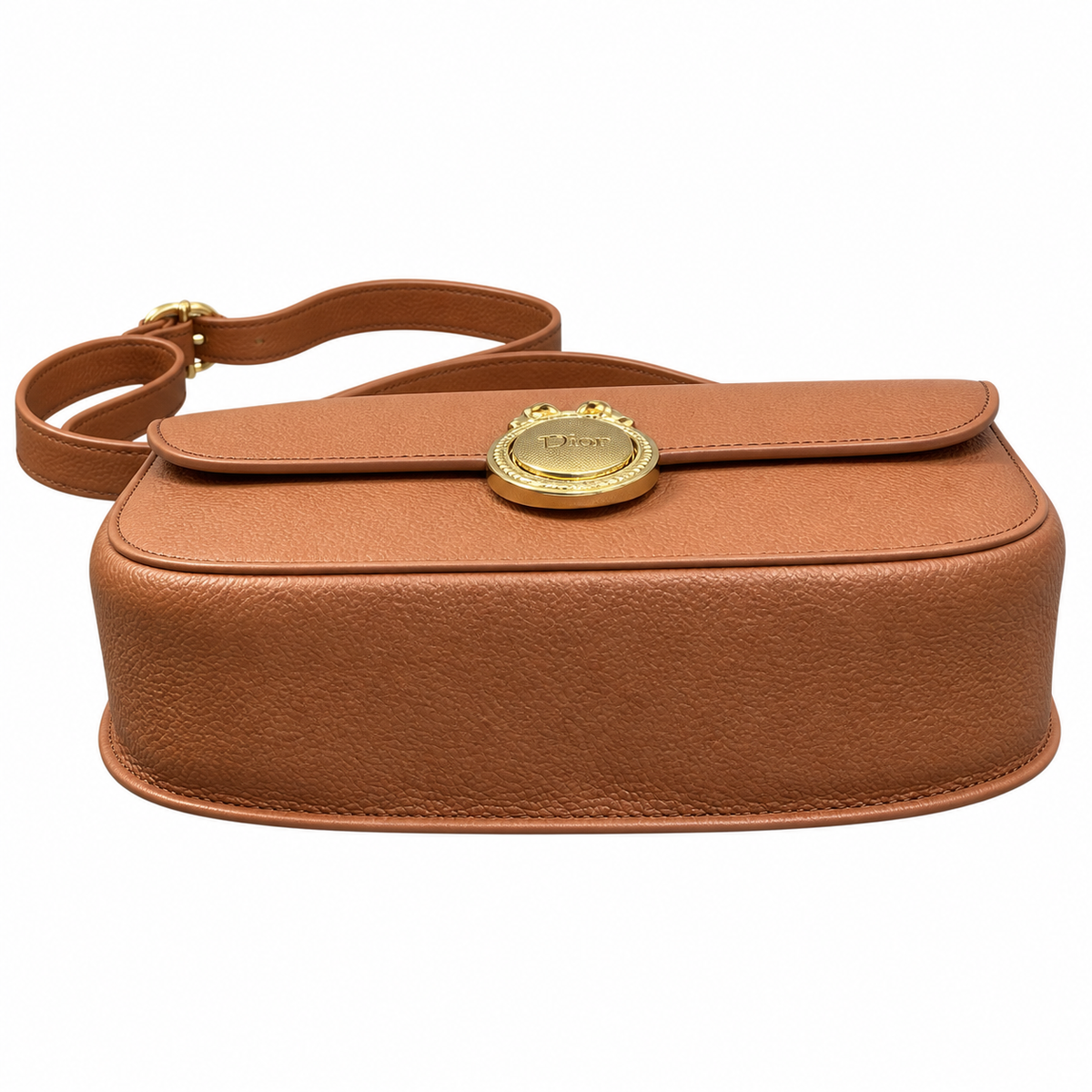Dior Quilted Cannage Flap Shoulder Bag with Adjustable Strap