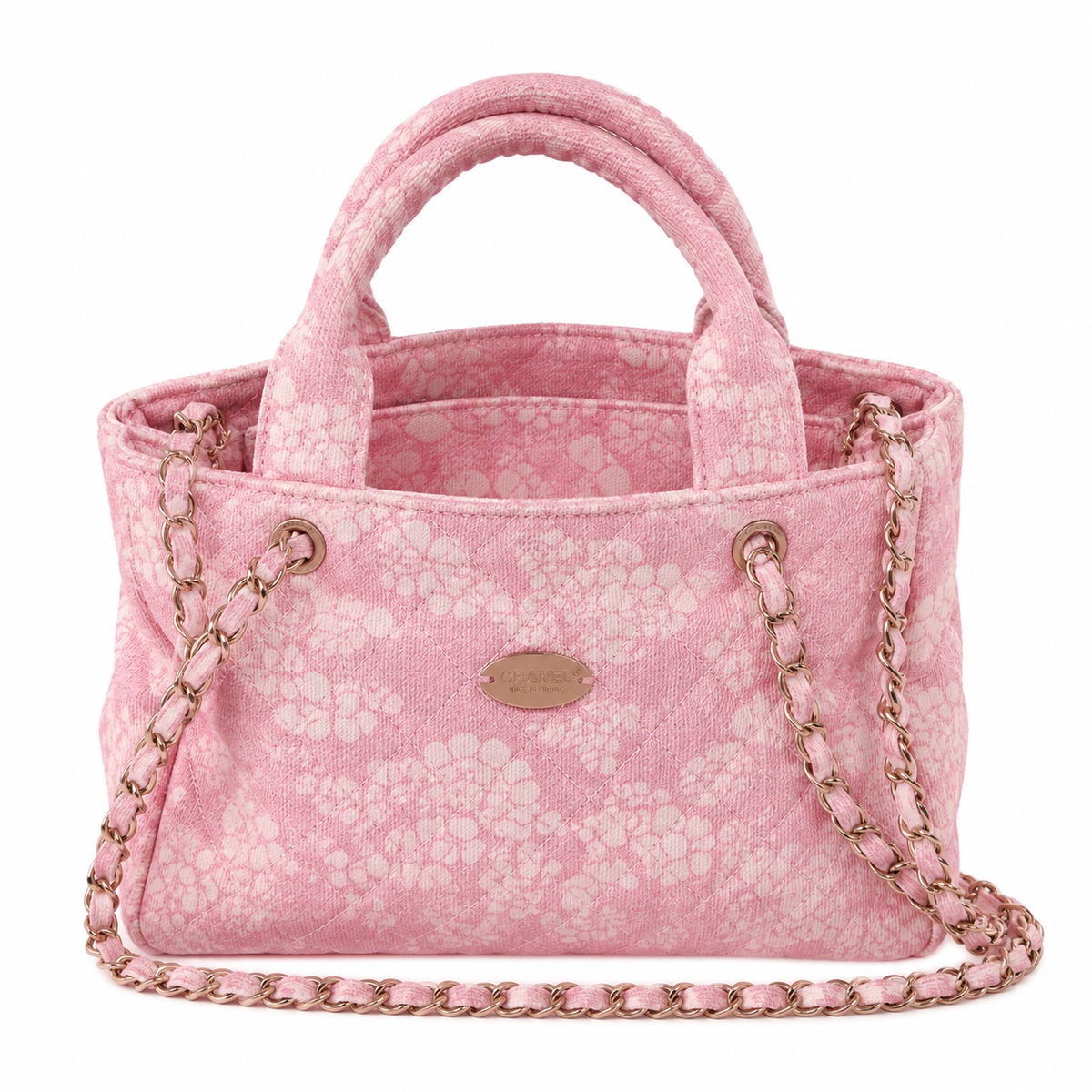 Chanel Quilted Large Shoulder Tote Bag
