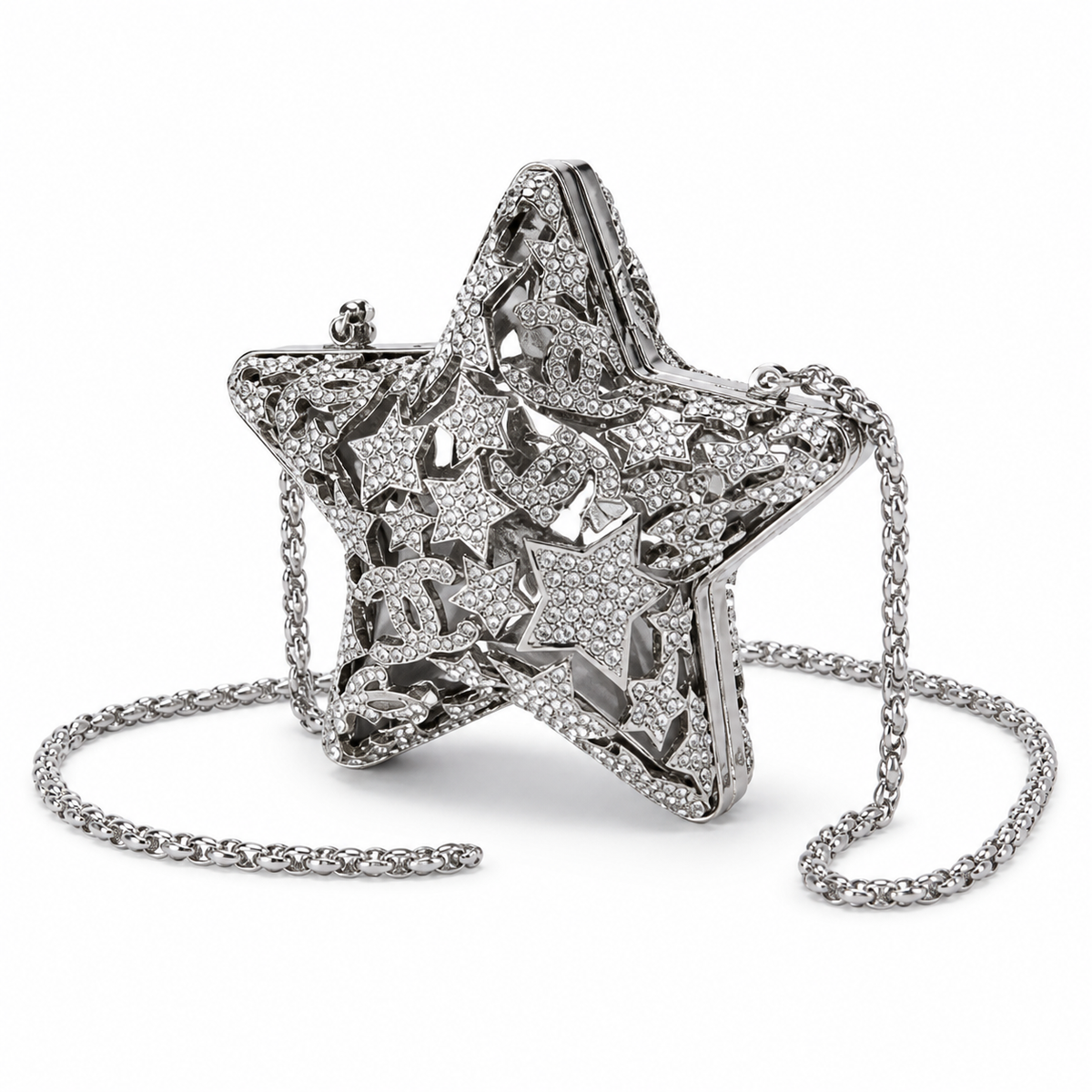 Chanel Crystal Star Clutch
