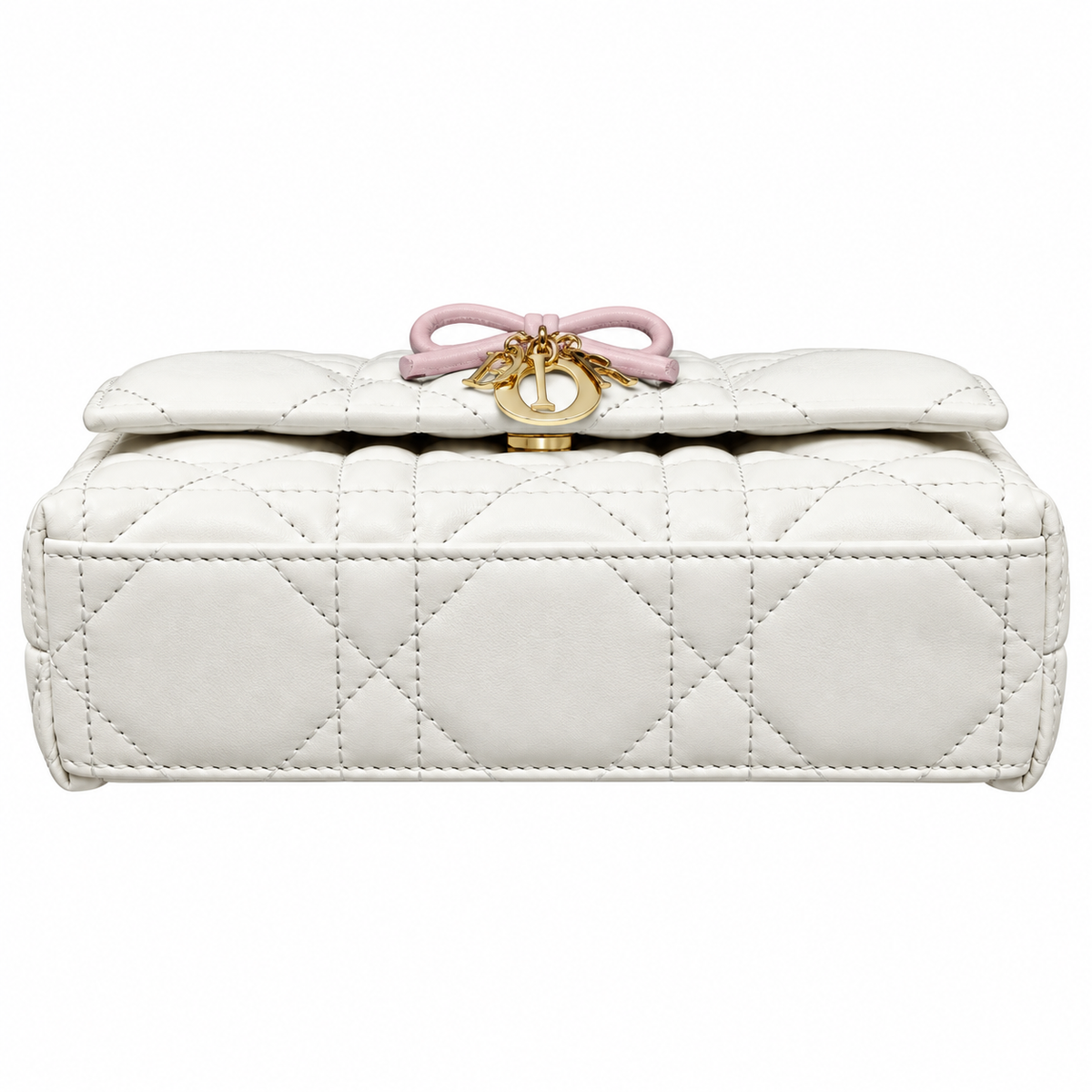 Dior Quilted Cannage Convertible Crossbody Bag with Top Handle