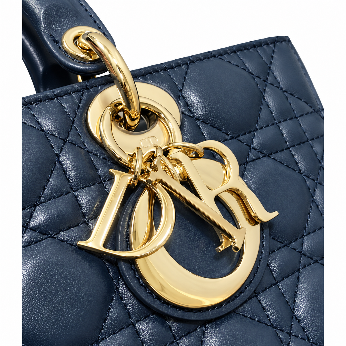 Dior Quilted Cannage Slim Baguette Bag with Removable Strap