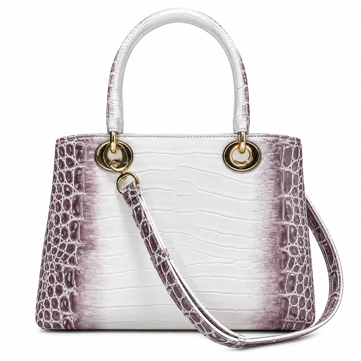 Dior Ombre Croc-Embossed Tote Bag