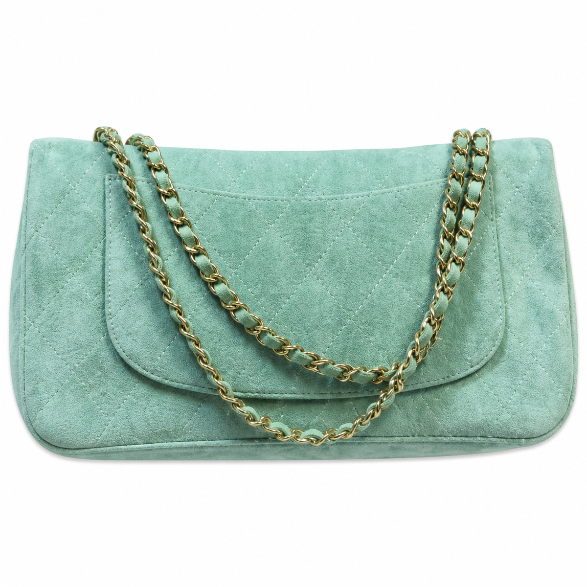 Chanel Mint Quilted Flap Shoulder Bag