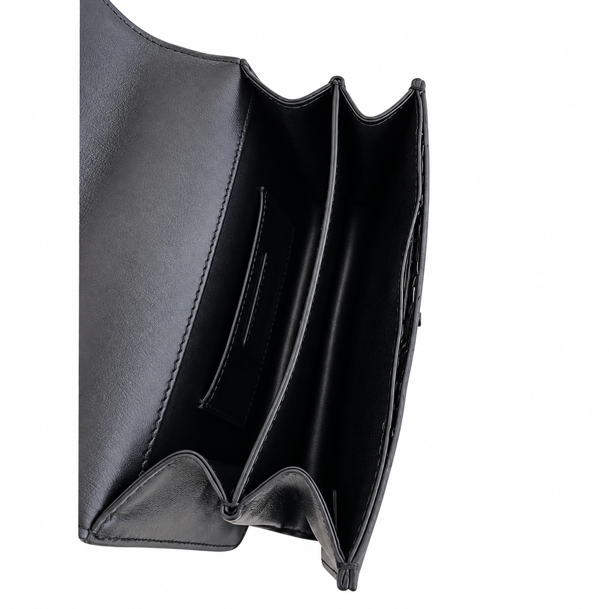 Dior Black Caro Cannage Pearl CD Lock Bag