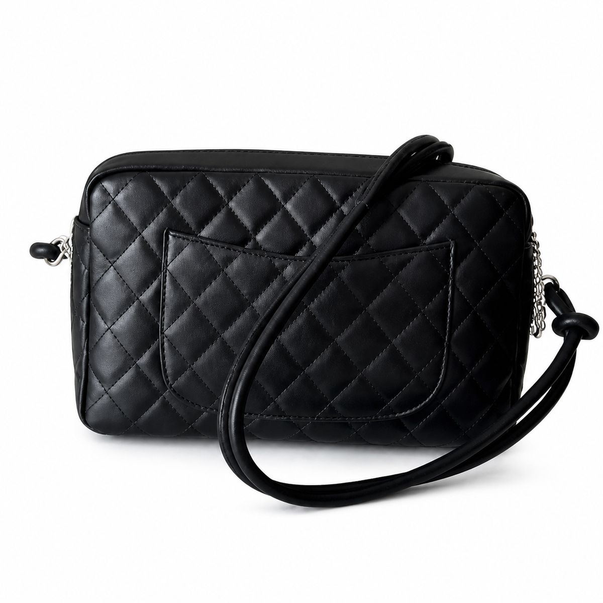Chanel Black Quilted Logo Bag