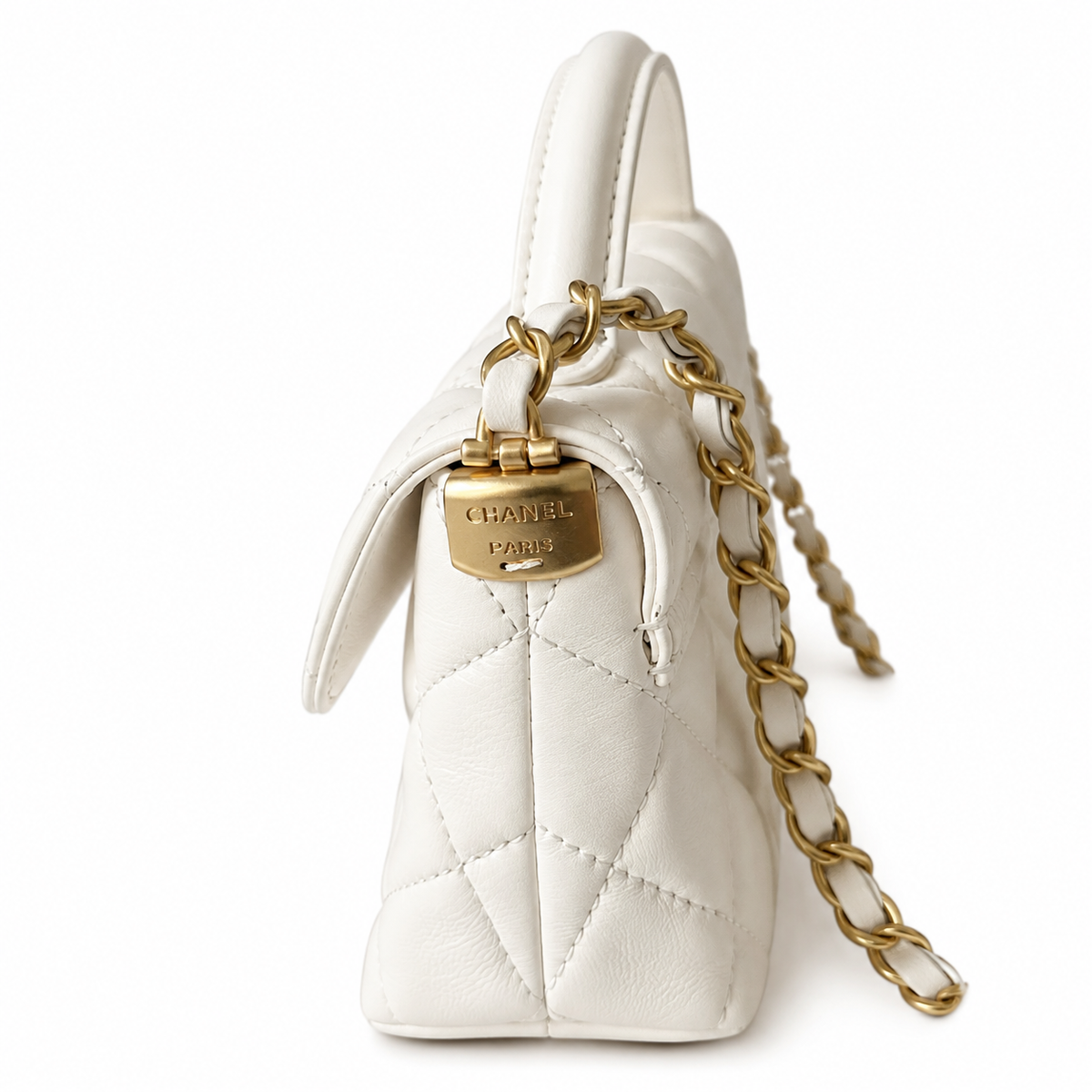 Chanel Compact Quilted Crossbody Bag
