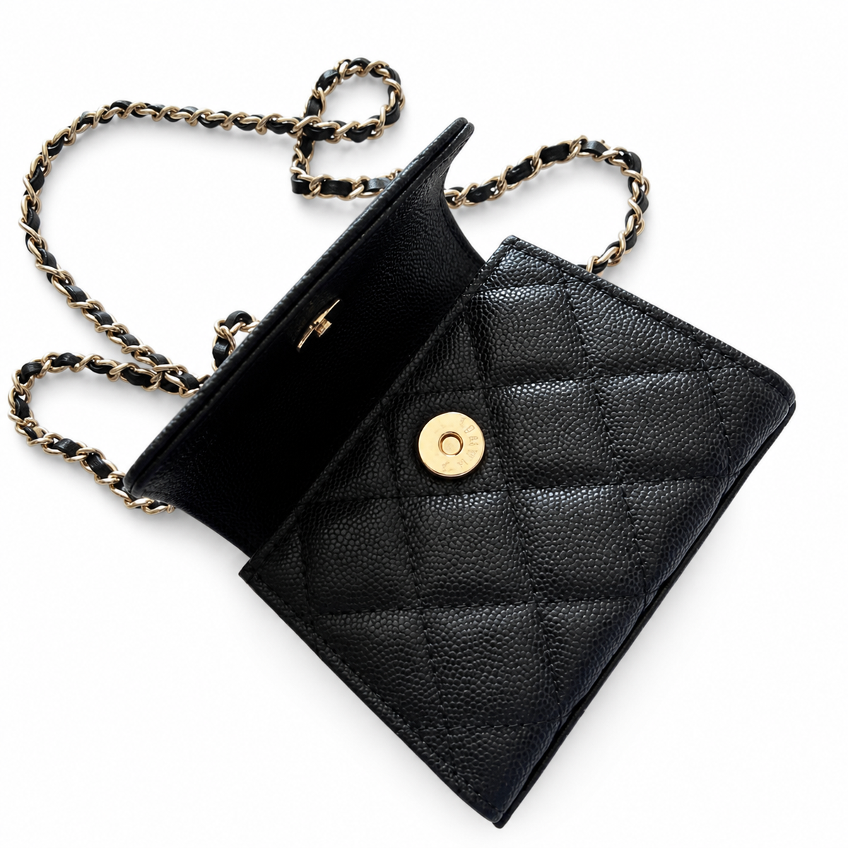 Chanel Black Quilted Mini Top Handle Bag