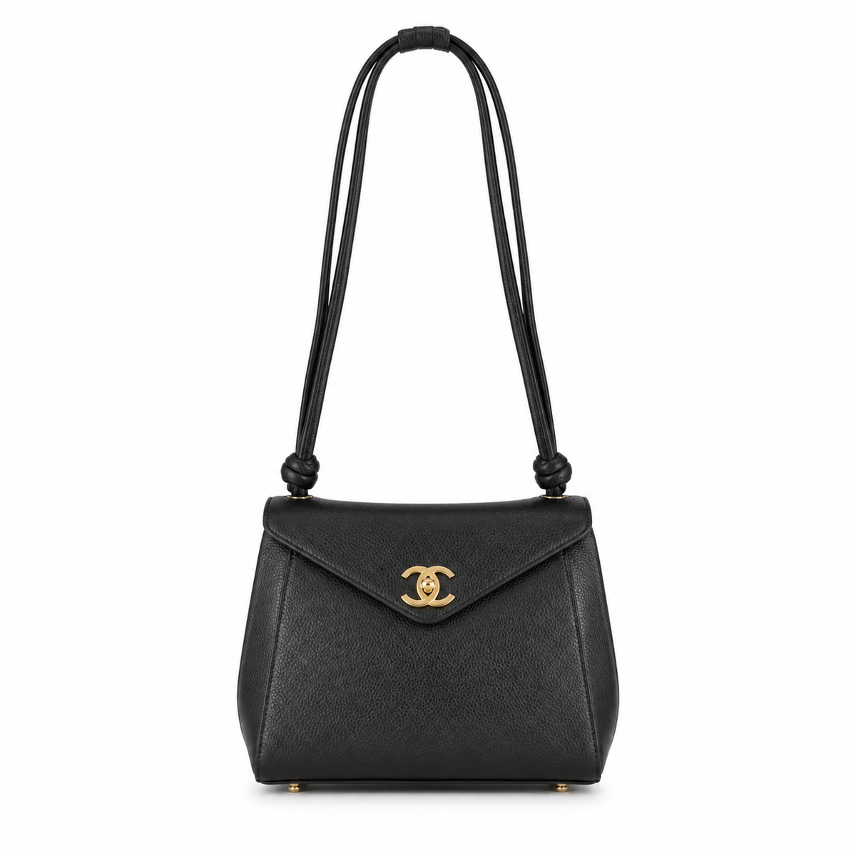 Chanel Black Envelope Flap Shoulder Bag