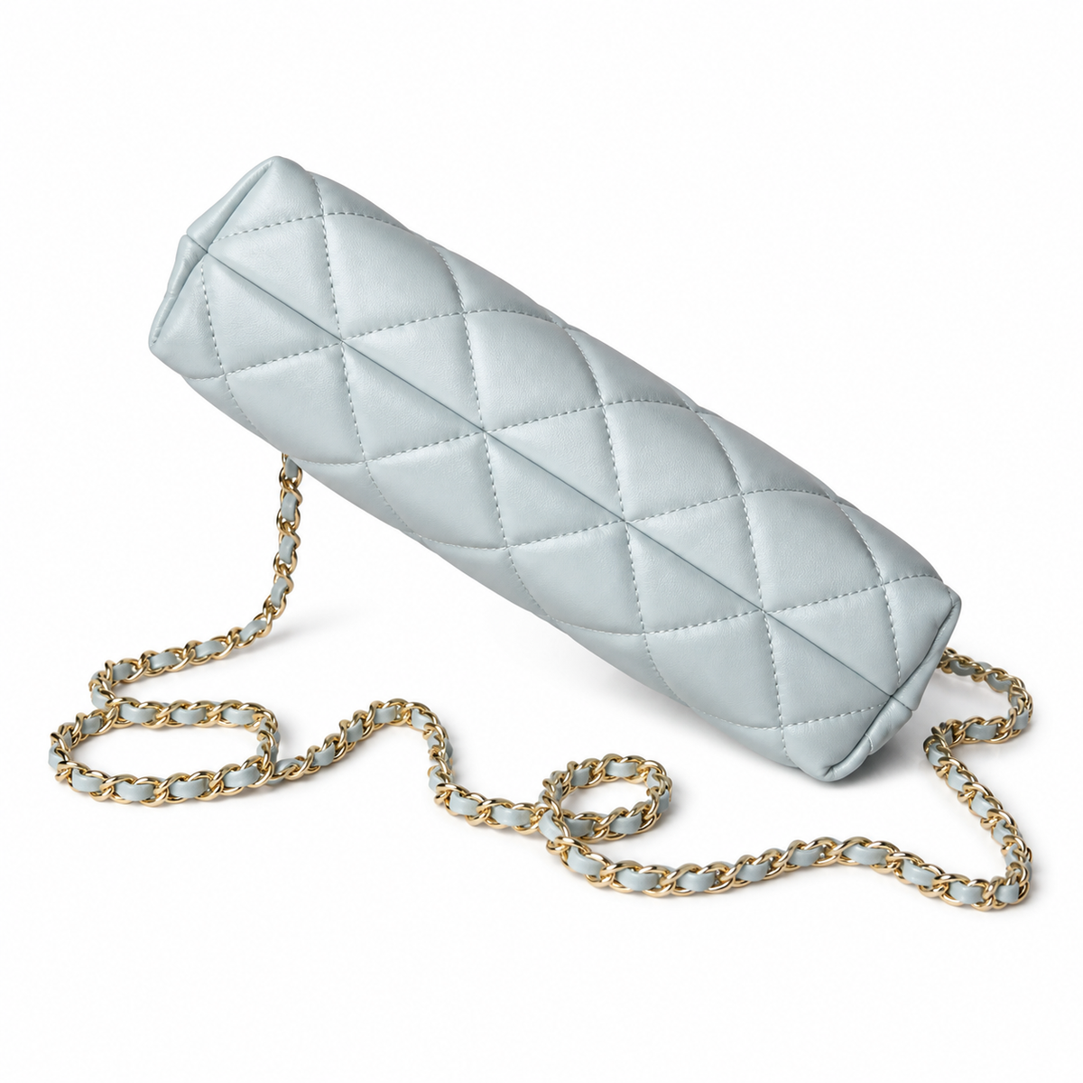 Chanel Light Blue Quilted Shoulder Bag