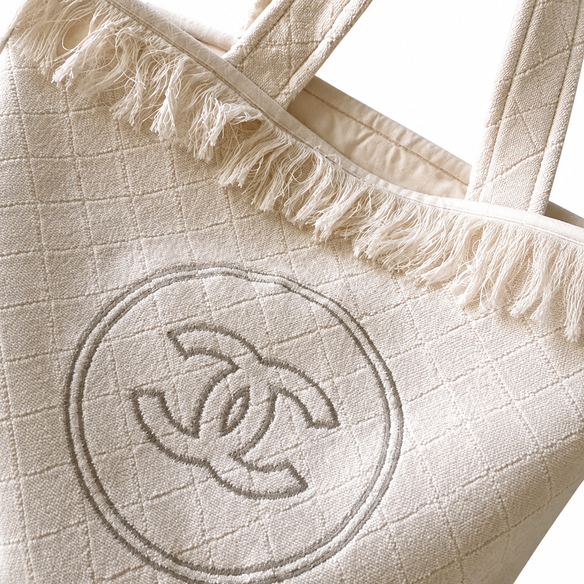 Chanel Quilted Oversized Travel Tote Bag