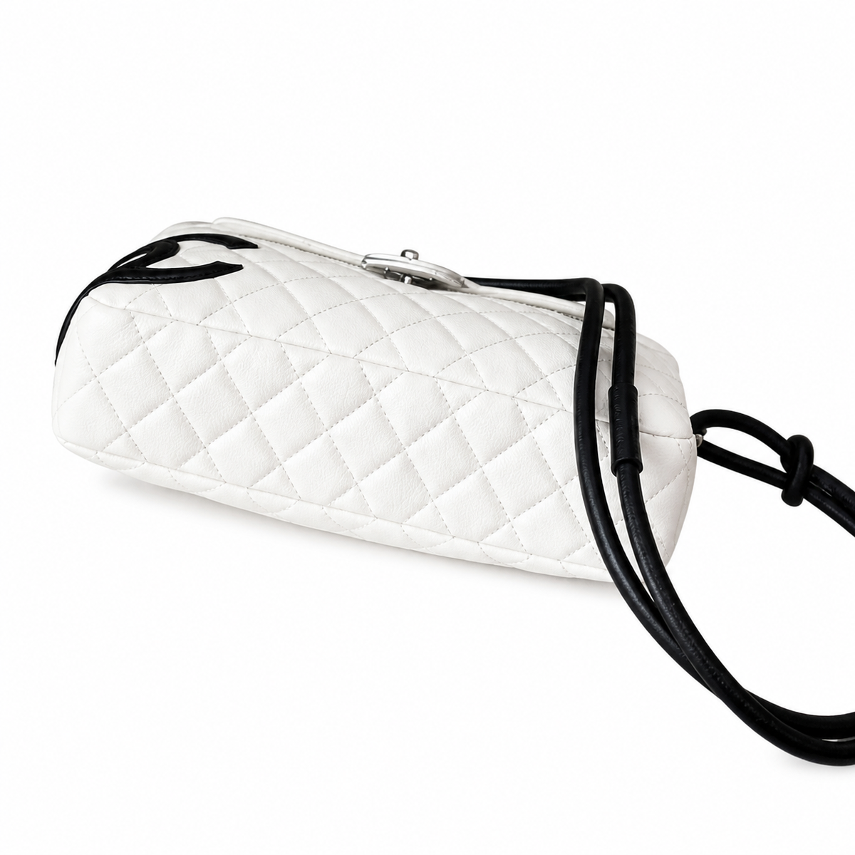 Chanel White Quilted Pocket Bag