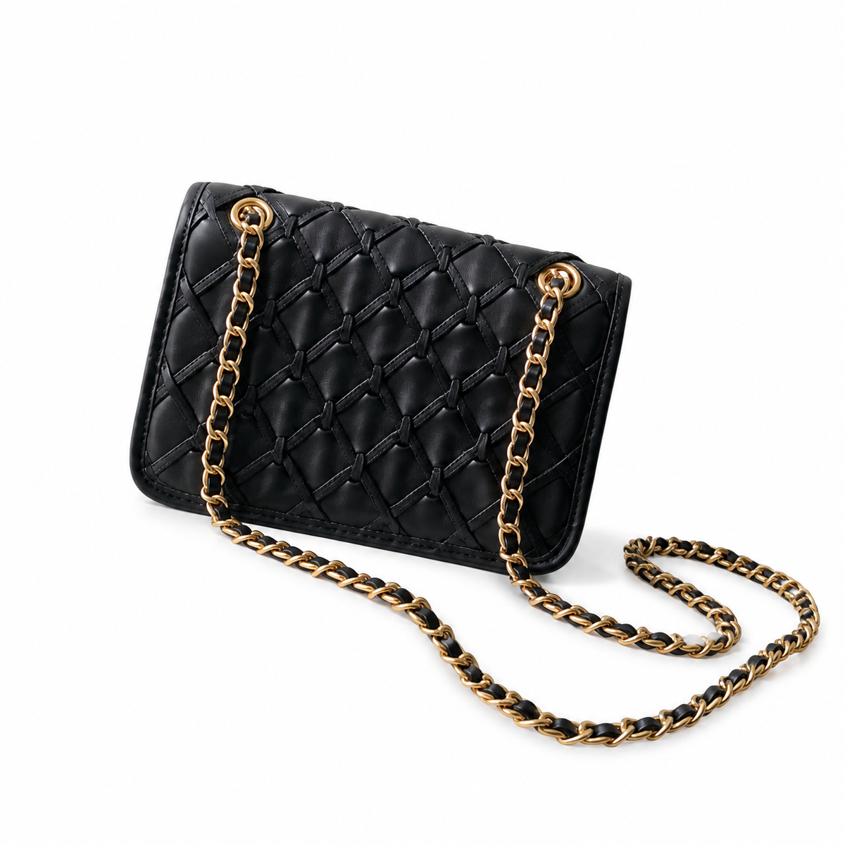 Chanel Metallic Quilted Flap Bag