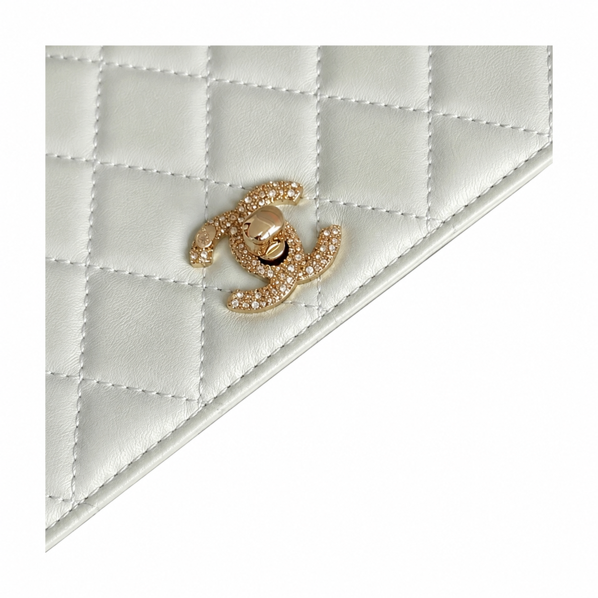 Chanel Quilted Slim Chain Shoulder Bag