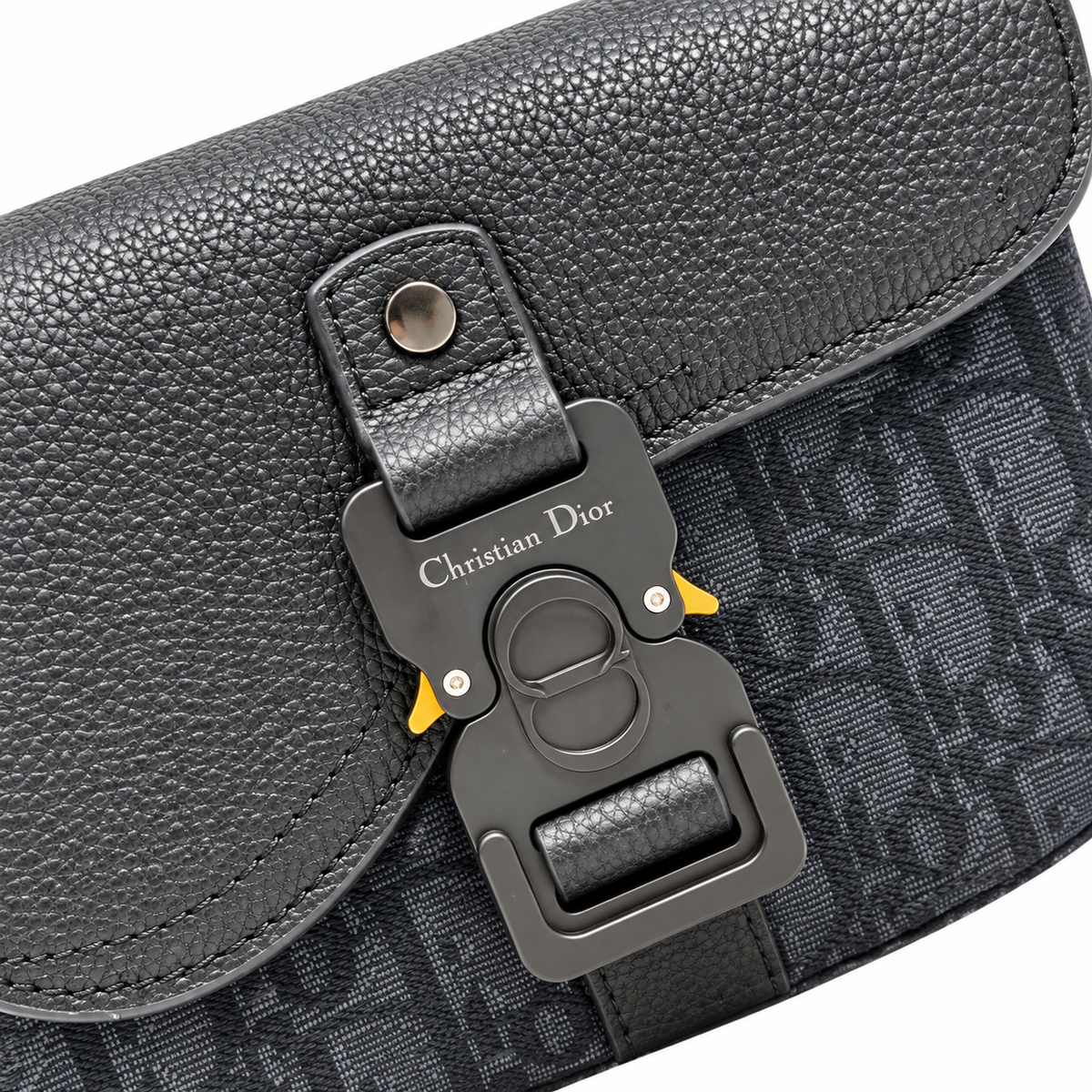 Dior Quilted Cannage Flap Crossbody Bag with Adjustable Strap