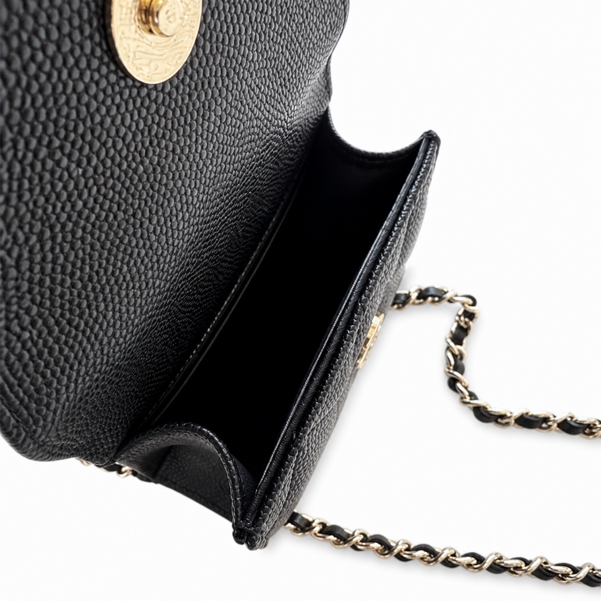 Chanel Black Quilted Mini Top Handle Bag
