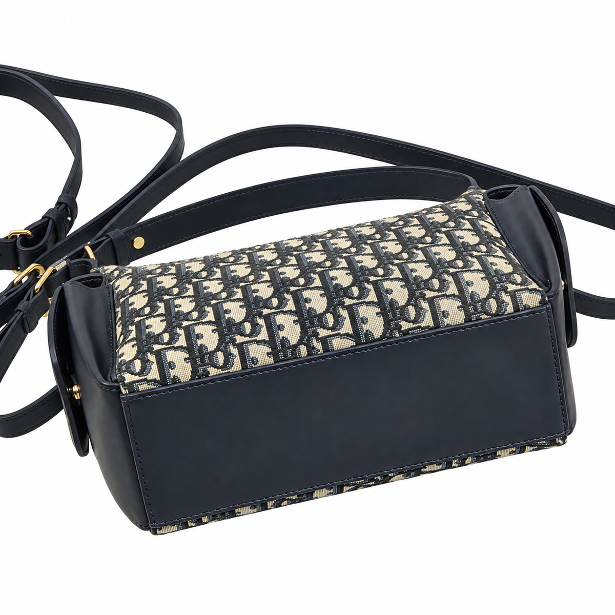 Dior Quilted Cannage Baguette Top Handle Bag with Removable Strap