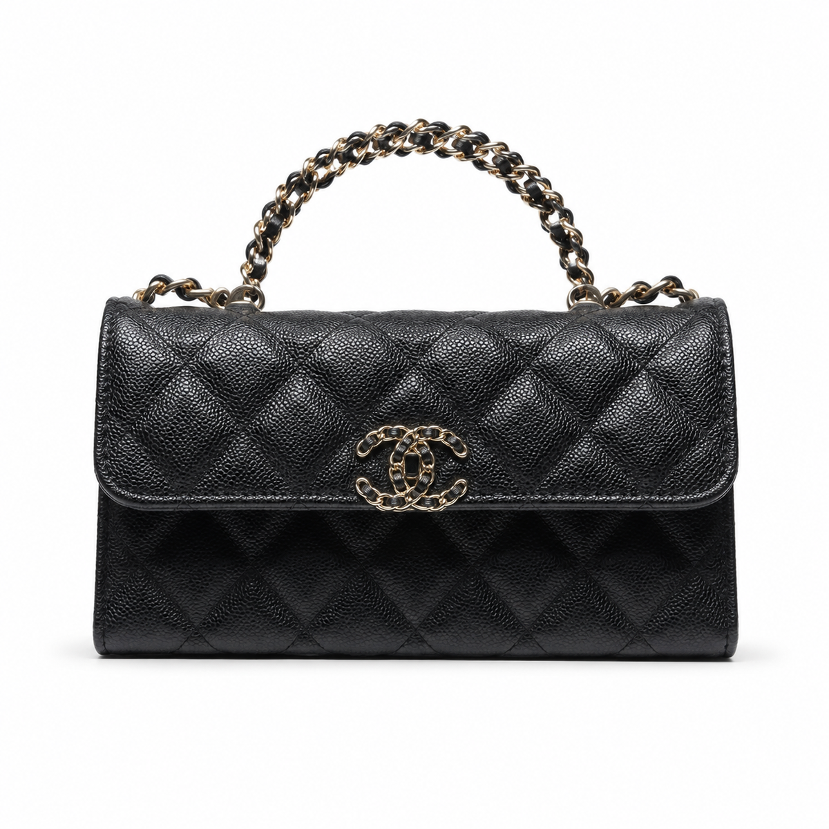 Chanel Quilted Leather Mini Chain Bag