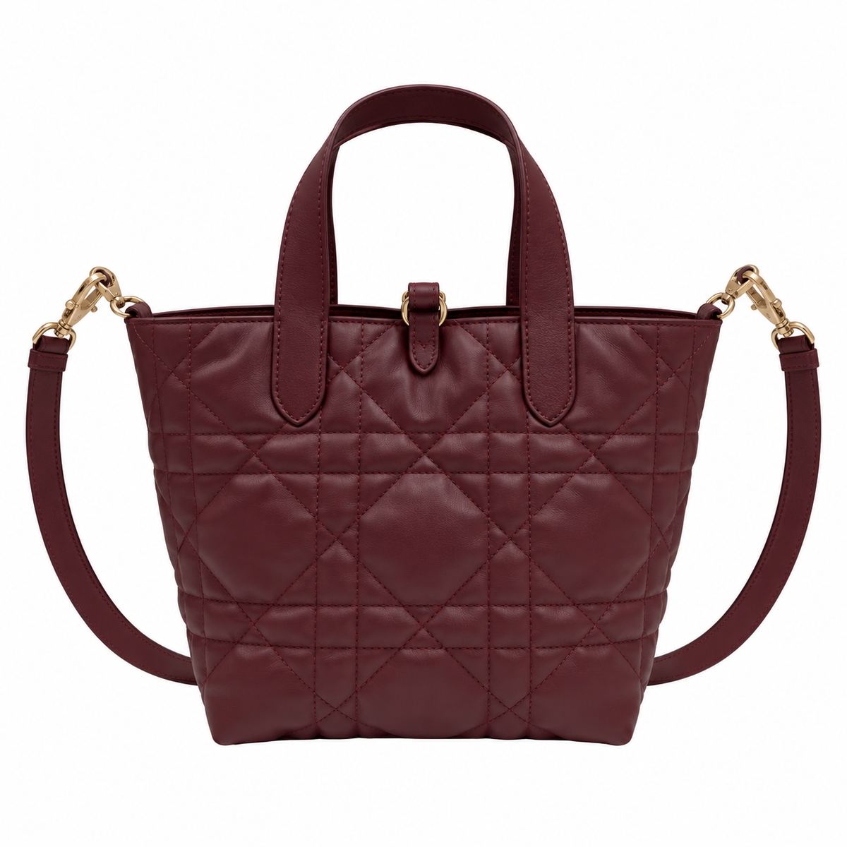 Dior Quilted Cannage Mini Doctor Bag with Top Handle and Removable Strap