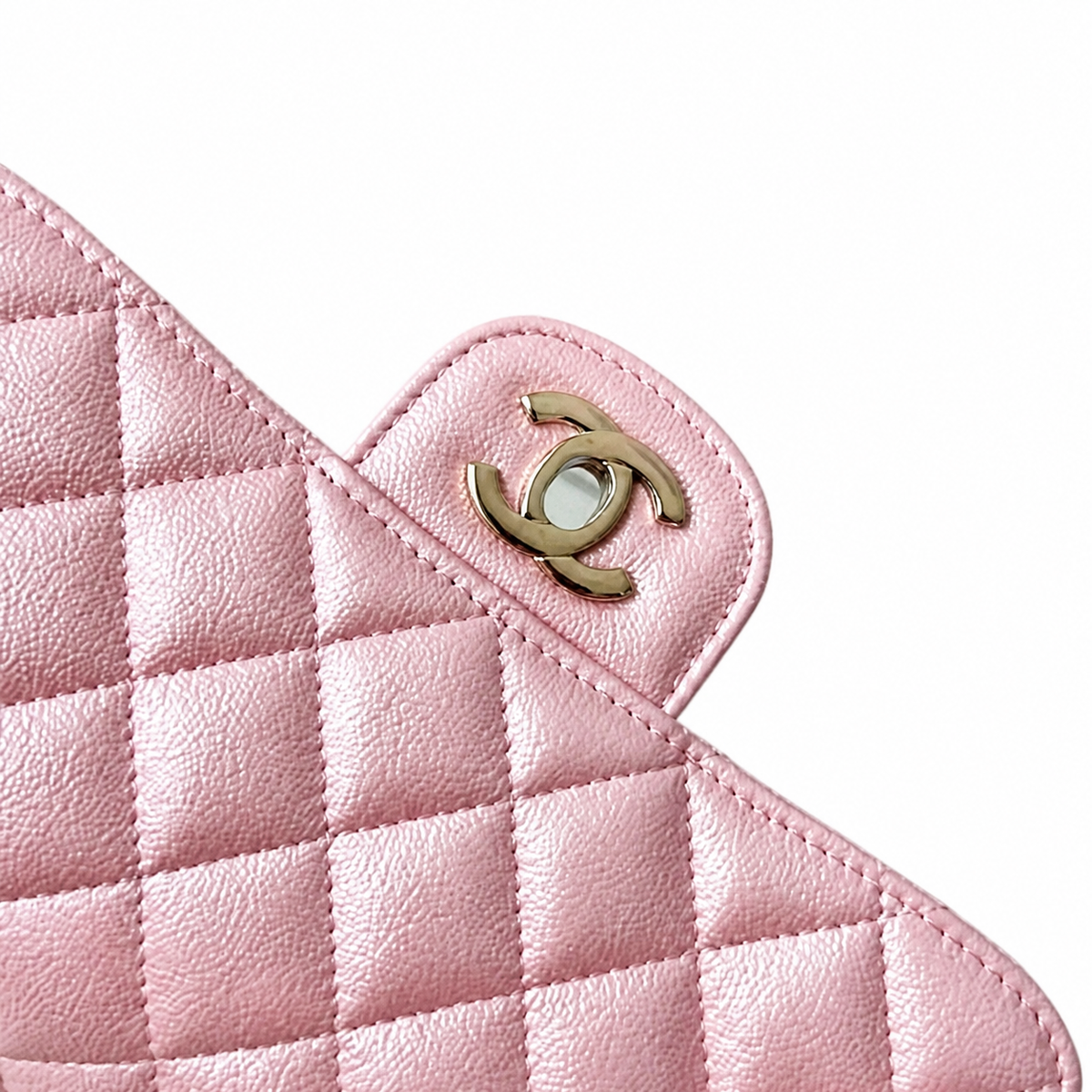 Chanel Pale Pink Quilted Flap Bag