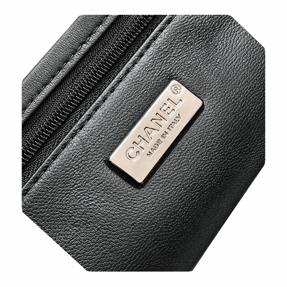 Chanel Graffiti Logo Sequin Classic Flap Bag with Gunmetal Chain