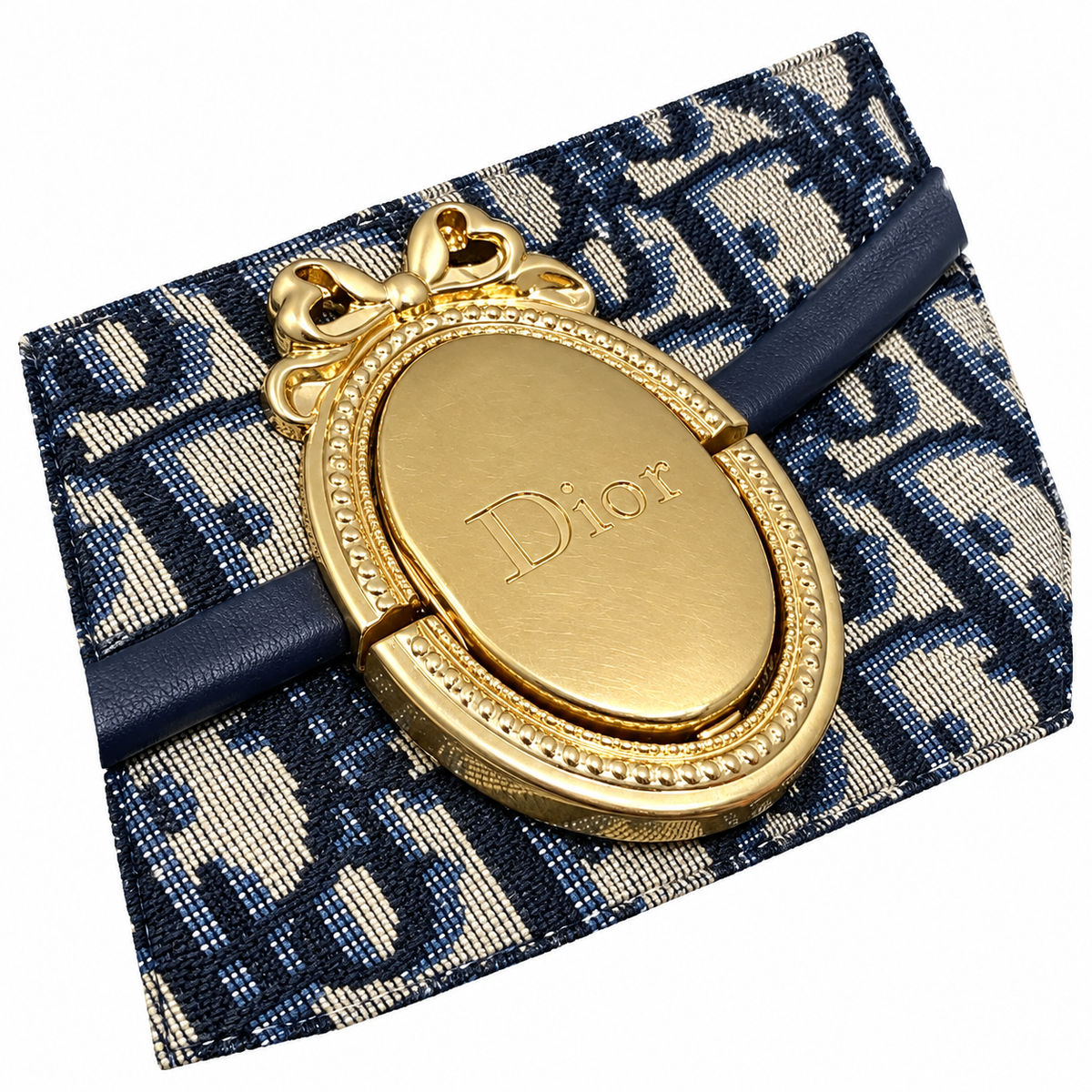 Dior Quilted Cannage Flap Shoulder Bag with Adjustable Strap