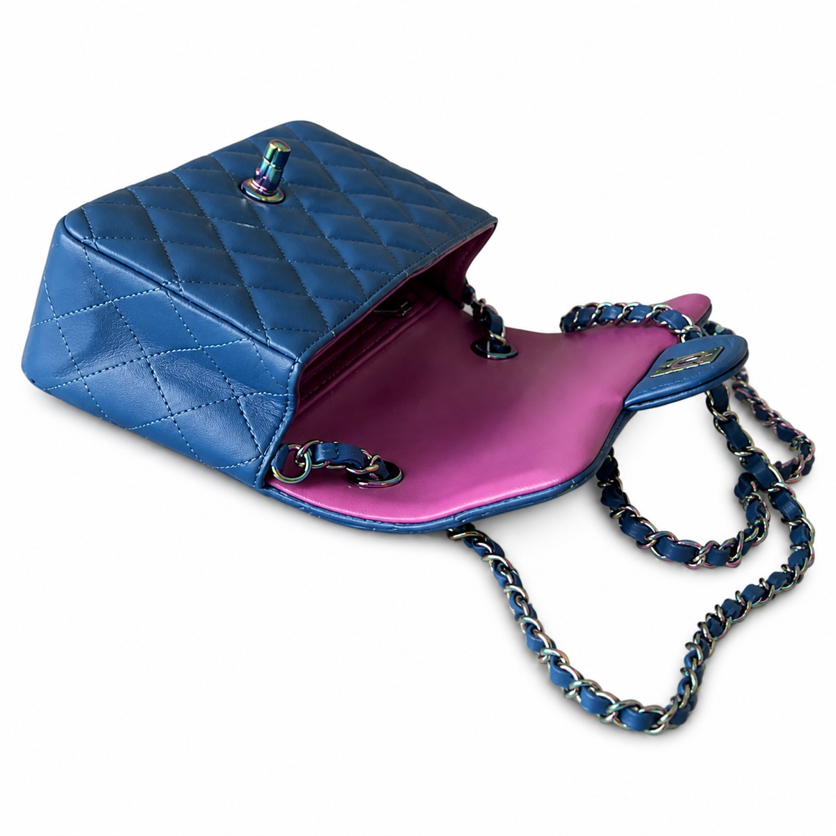Chanel Blue Quilted Flap Bag