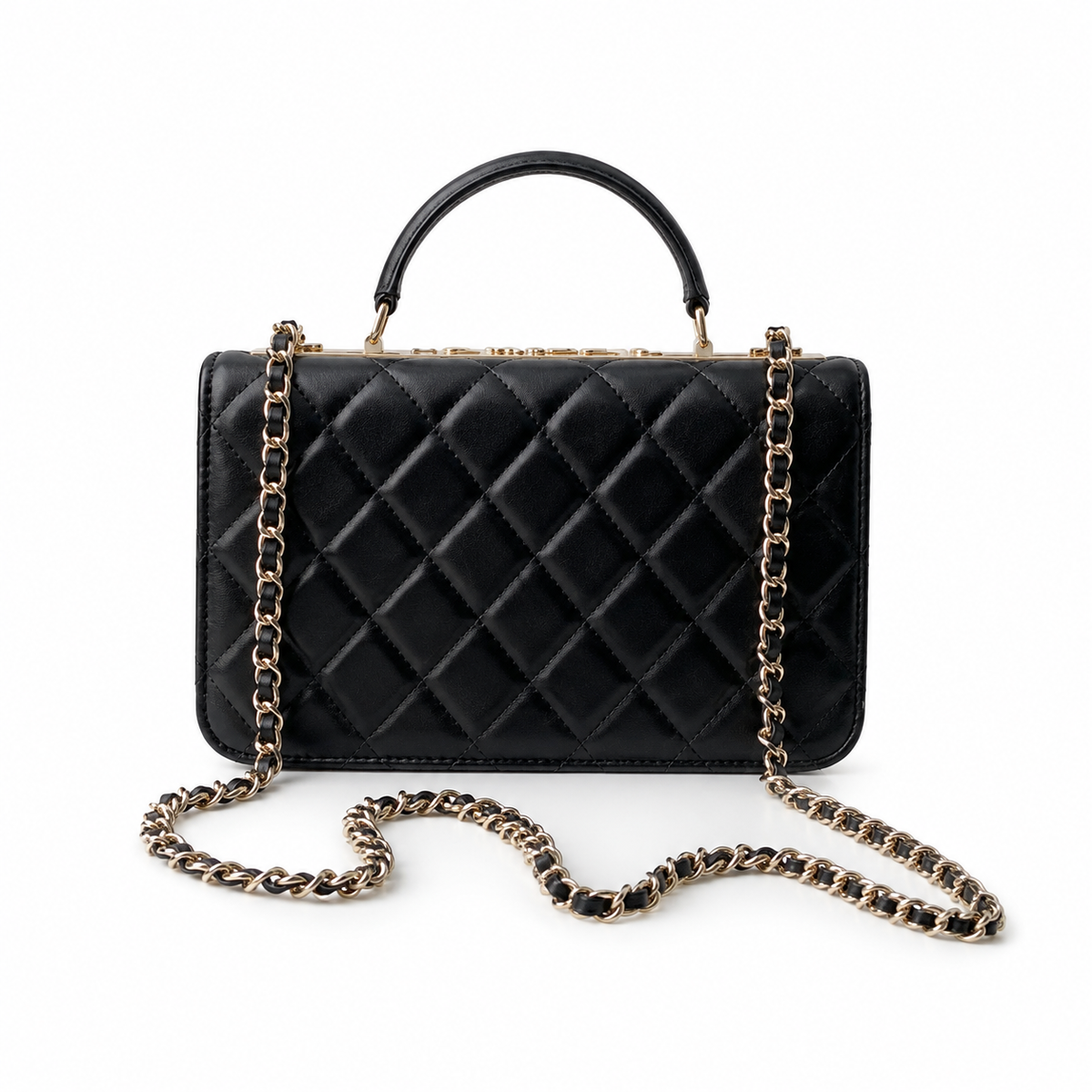 Chanel Quilted Leather Mini Shoulder Bag