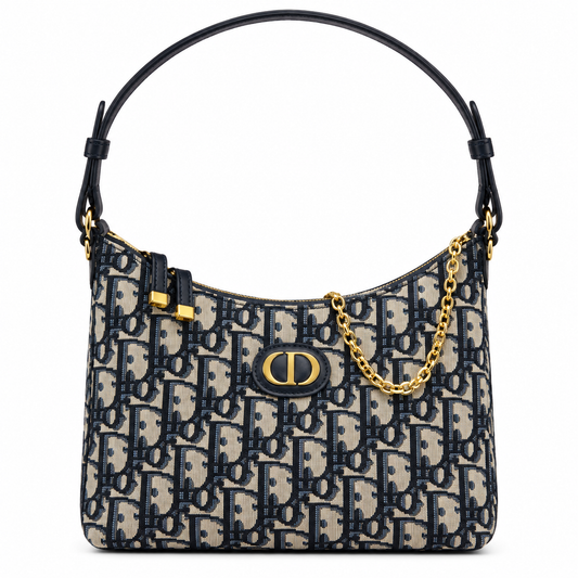 Dior Quilted Cannage Mini Shoulder Bag with Adjustable Strap