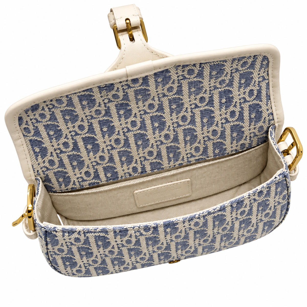 Dior Bobby East-West Bag in Blue Oblique Jacquard with CD Clasp