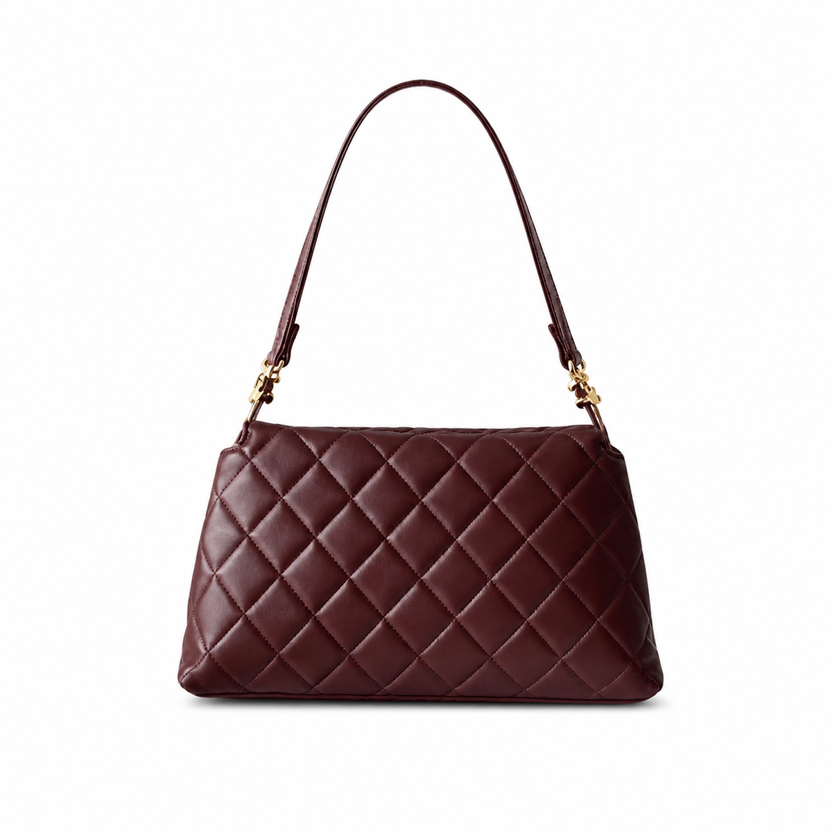 Chanel Burgundy Quilted Shoulder Bag