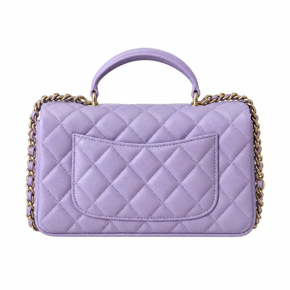 Chanel Lavender Quilted Lambskin Small Classic Flap Bag