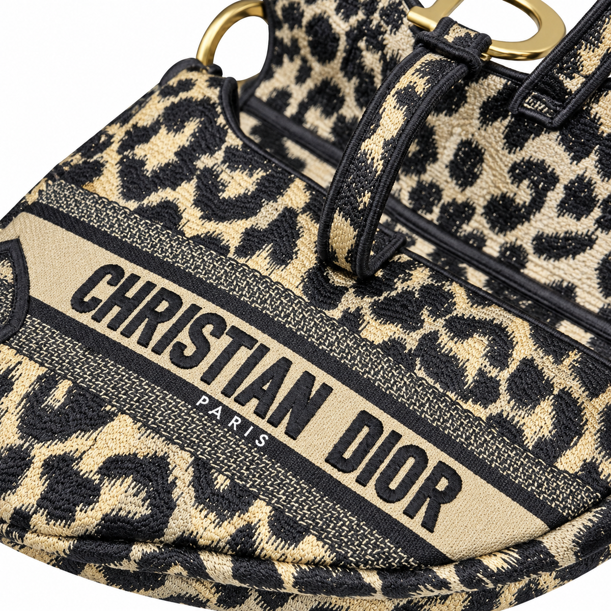 Dior Quilted Cannage Flap Shoulder Bag with Adjustable Strap