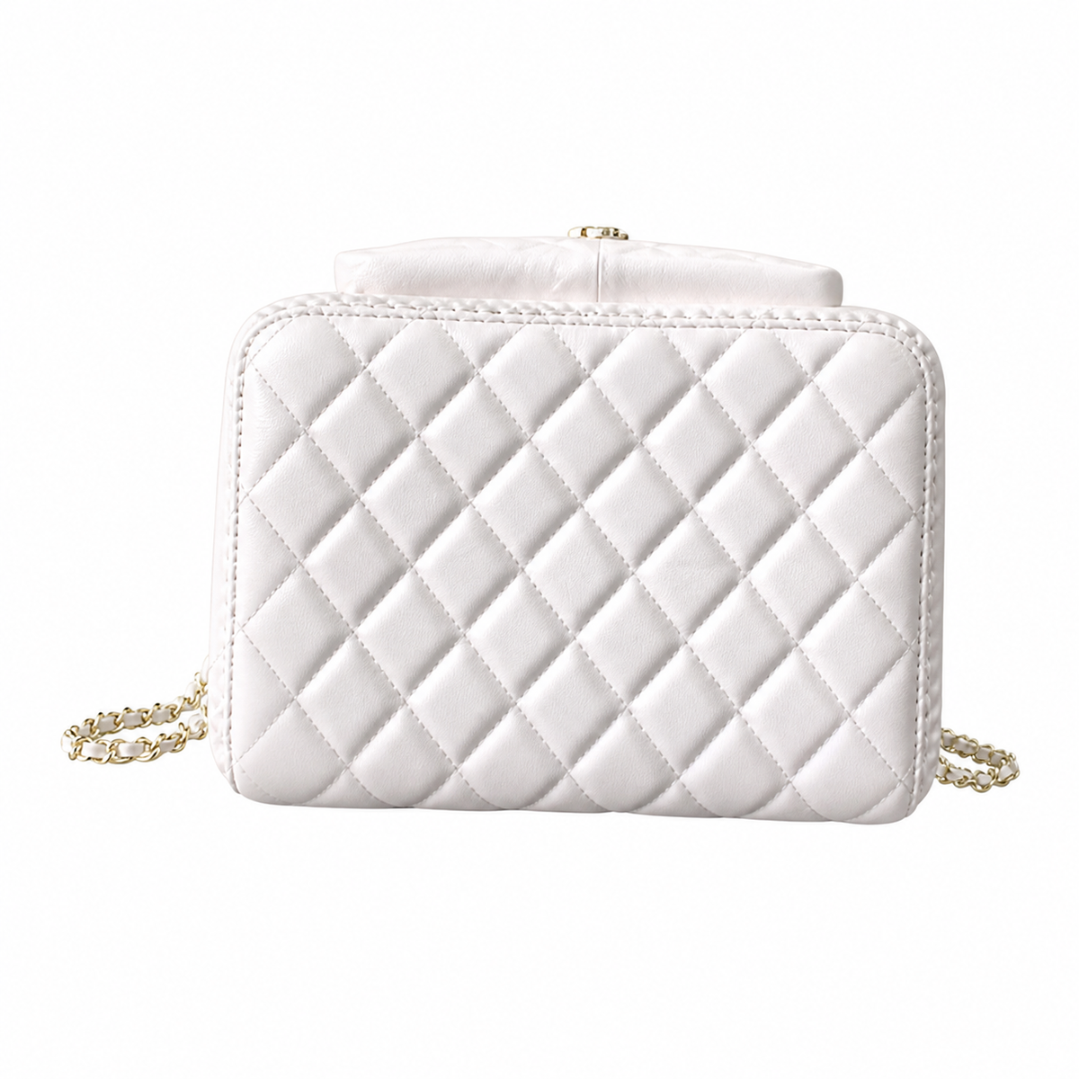 Chanel Quilted Backpack with Adjustable Chain Straps