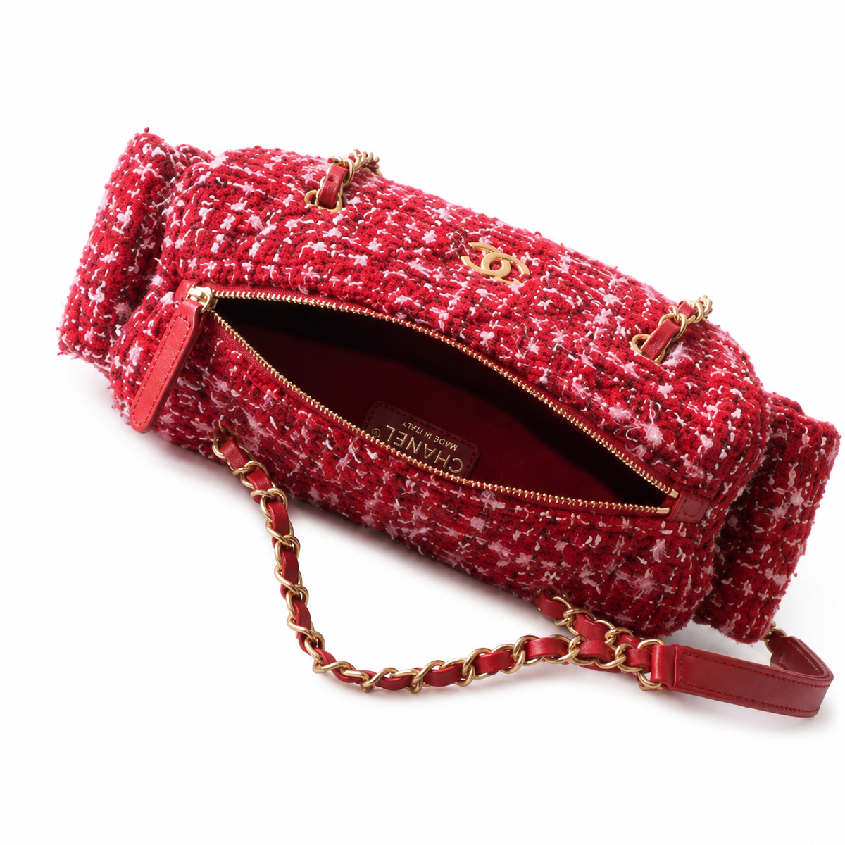 Chanel Quilted Leather Chain Handbag