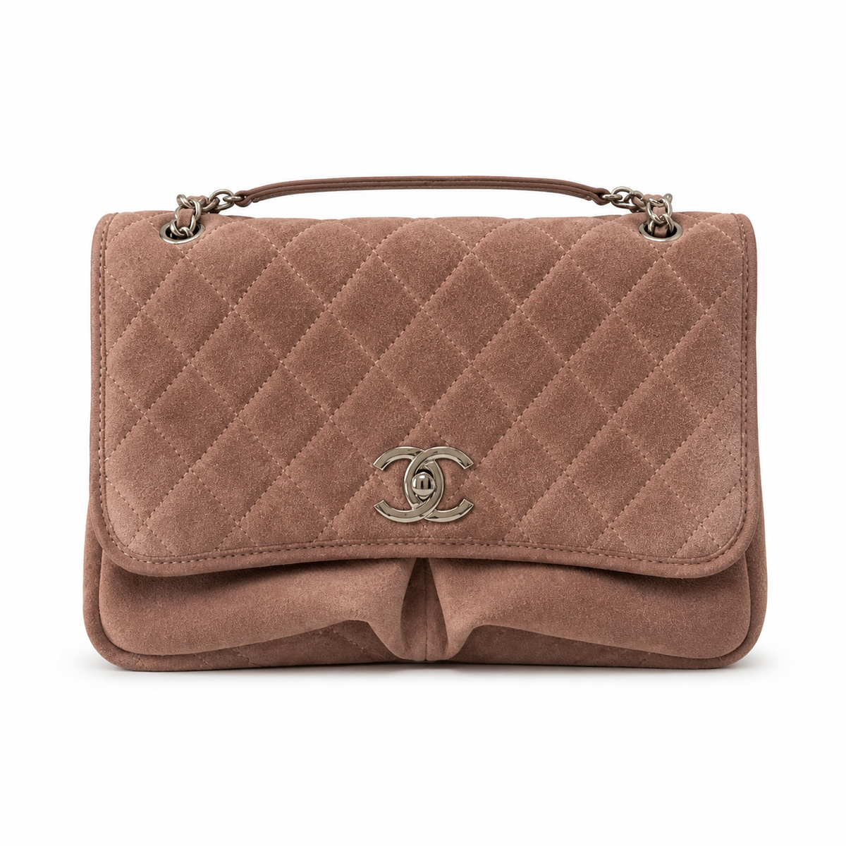 Chanel Quilted Pink Flap Bag