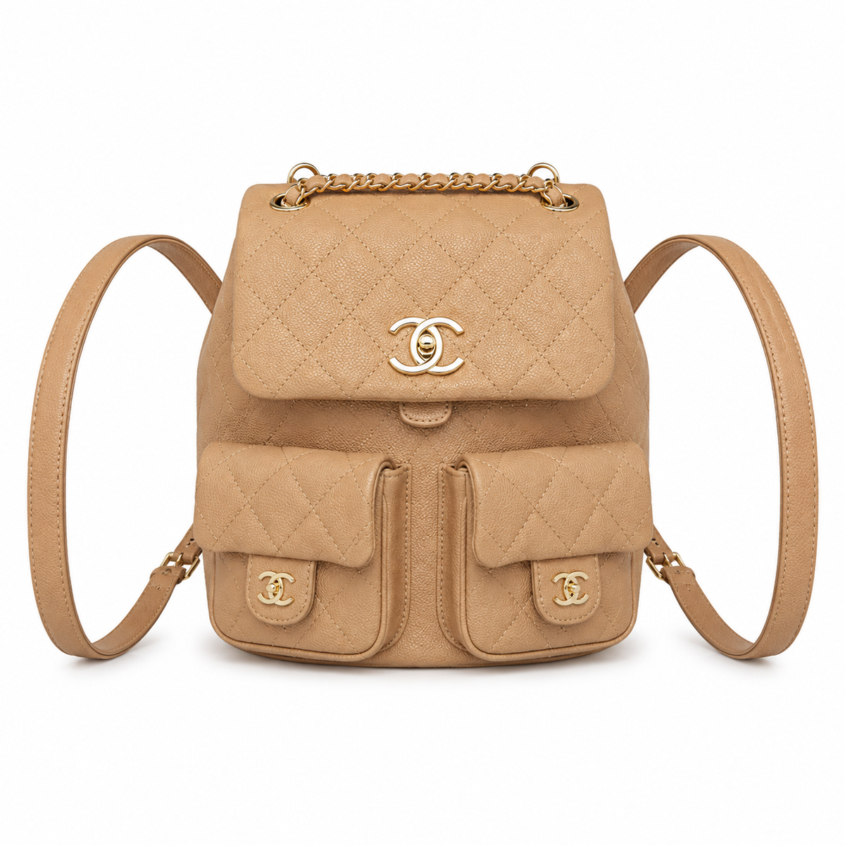 Chanel Quilted Backpack