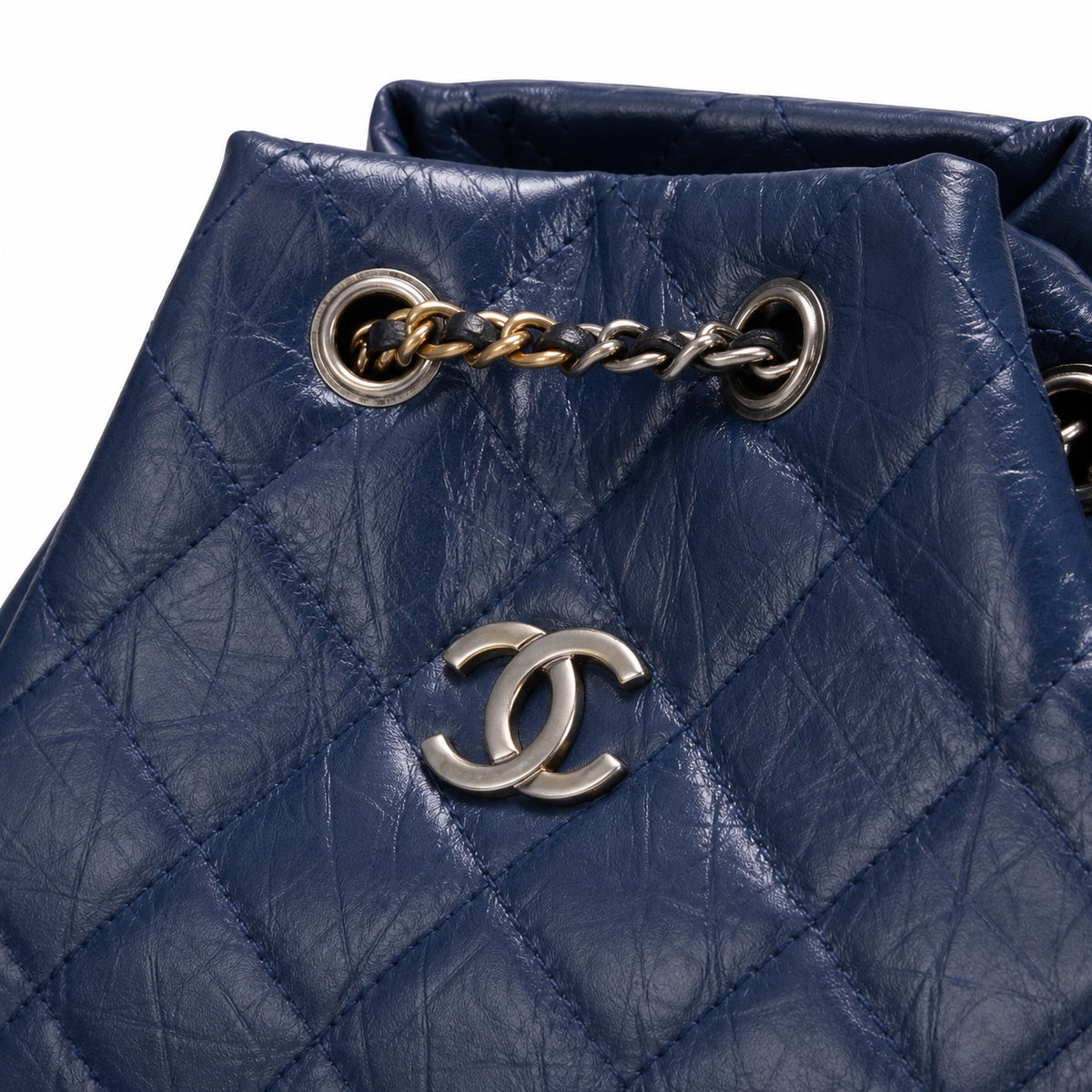 Chanel Quilted Chain Backpack