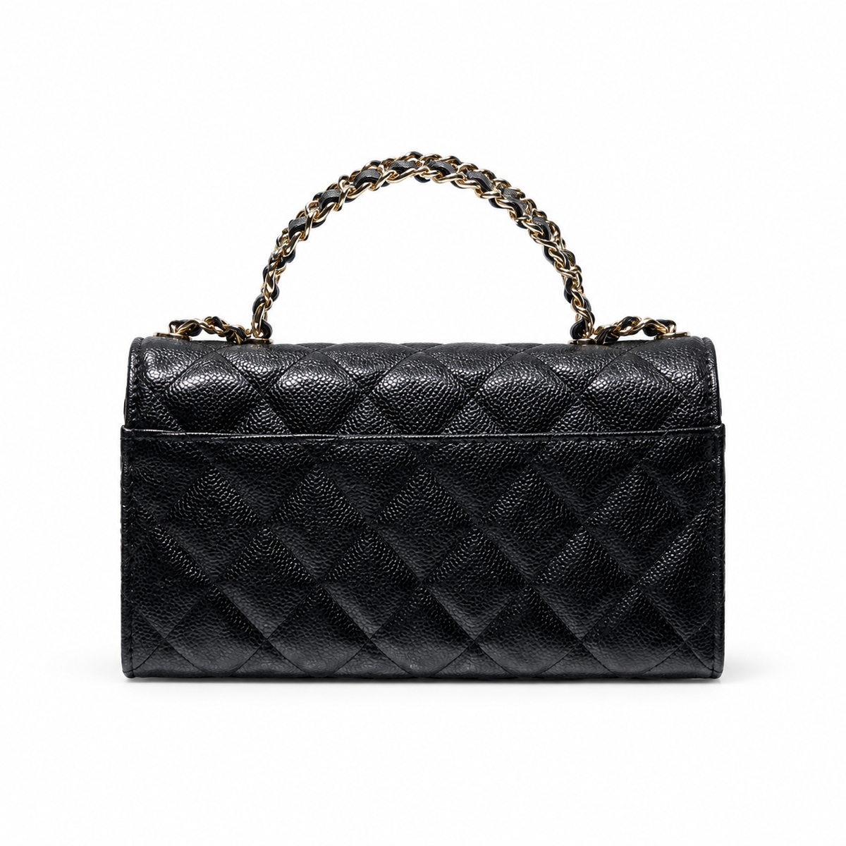 Chanel Quilted Leather Mini Chain Bag