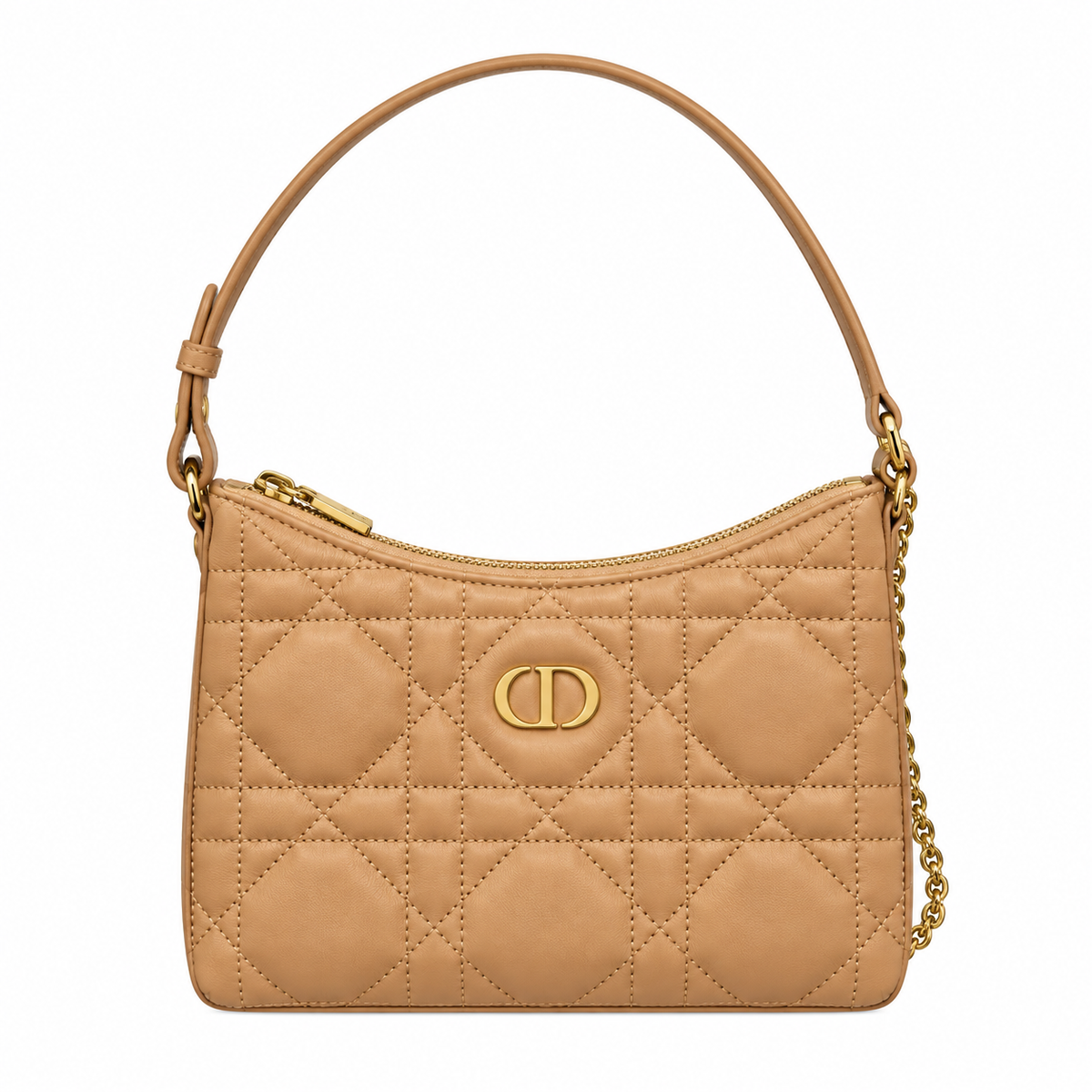 Dior Quilted Cannage Convertible Shoulder Bag with Top Handle